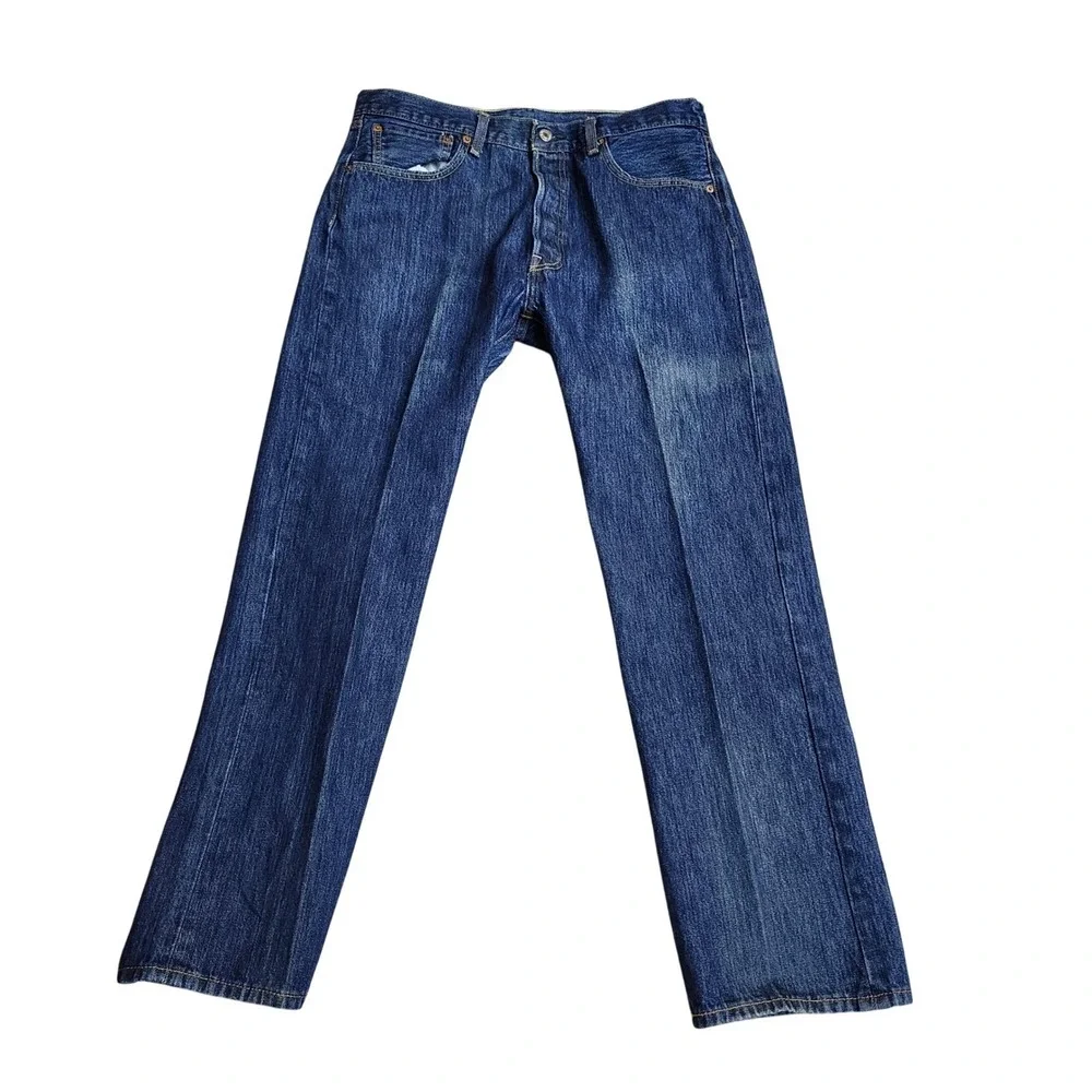 Vintage Levi's 501 XX‎ button-fly Straight-fit Y2K Egypt Sz 34×30